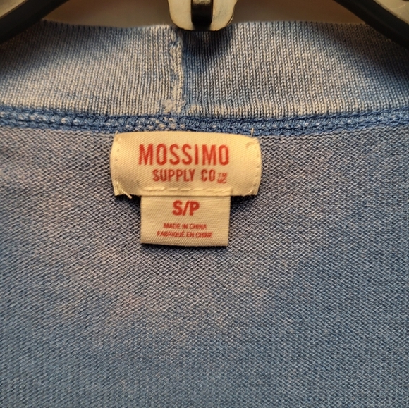 Mossimo Supply Co. Blue Cardigan Sweater V-Neck Long Sleeve - Size L - Picture 3 of 6